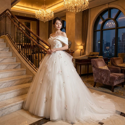 3-dhh33 ウエディングドレス 二次会 花嫁ドレス 結婚式 白 前撮り ドレス 花嫁 ウェディングドレス 二次会ウエディングドレス ウエディング 二次会ドレス 披露宴 Aライン ウェディング 後撮り ロングドレス 編み上げ ファスナー 演奏会 マーメイドドレス