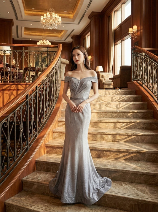 caroline ロングドレス イブニングドレス カラードレス ブライズメイド   マーメイドドレス ステージドレス お急ぎ 演奏会 大きいサイズ 結婚式二次会  お呼ばれ 結婚式 発表会 ロング丈 即日発送 上品  ピアノ発表会