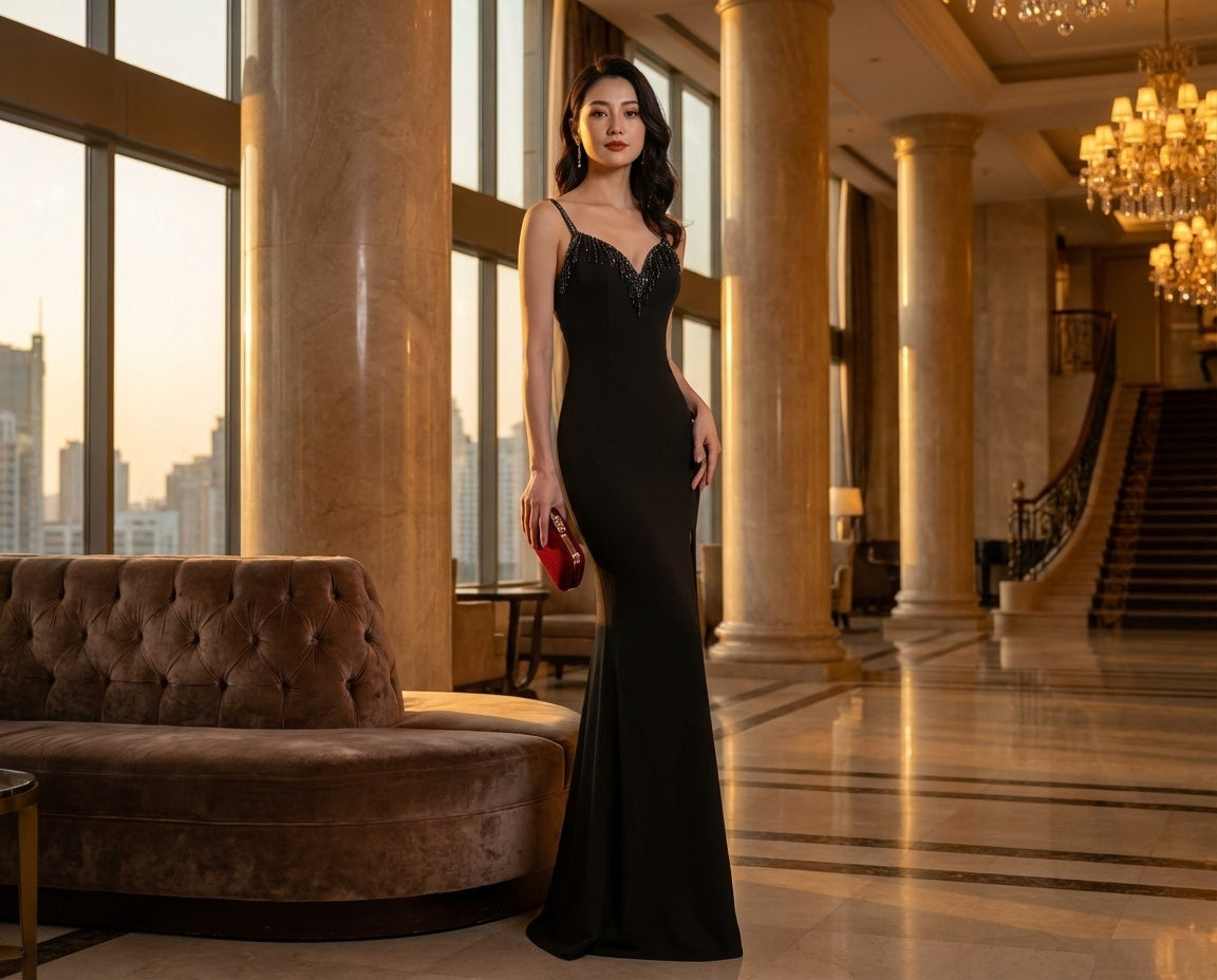 aira スリットドレス レッド（明るい） ブラック ホワイト ブルー ピンク ワインレッド（濃い） S M L XL XXL 即日発送 即納 結婚式 パーティードレス 体型カバー 小柄  ゆったり マタニティ ブラジャー 20代 30代 40代 50代 ブランド ワンピース シャンパン 夏 持ち運び