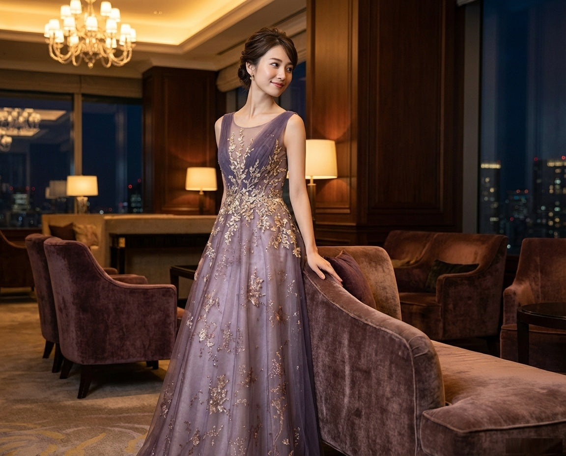 nicole Aラインドレス グレー S M L XL XXL 結婚式 大きいサイズ 演奏会 パーティードレス ロングドレス お呼ばれ ドレス ワンピース 二次会 発表会 母親 フォーマルドレス 袖あり フォーマル パーティー 披露宴 同窓会 アフタヌーン ドレス ママ ドレス ミセス 七分袖 洋装 長袖 マザーズ ドレス 演奏会用 ドレス レディース AラインXS S M L XL XXL XXXL