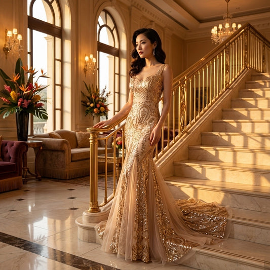 即日発送 明日 届く audray マーメイドドレス ゴールド S M L XL XXL 即日発送 明日 届く 即日発送 即納 結婚式 パーティードレス 体型カバー 小柄  ゆったり マタニティ ブラジャー 20代 30代 40代 50代 ブランド ワンピース シャンパン 夏 持ち運び