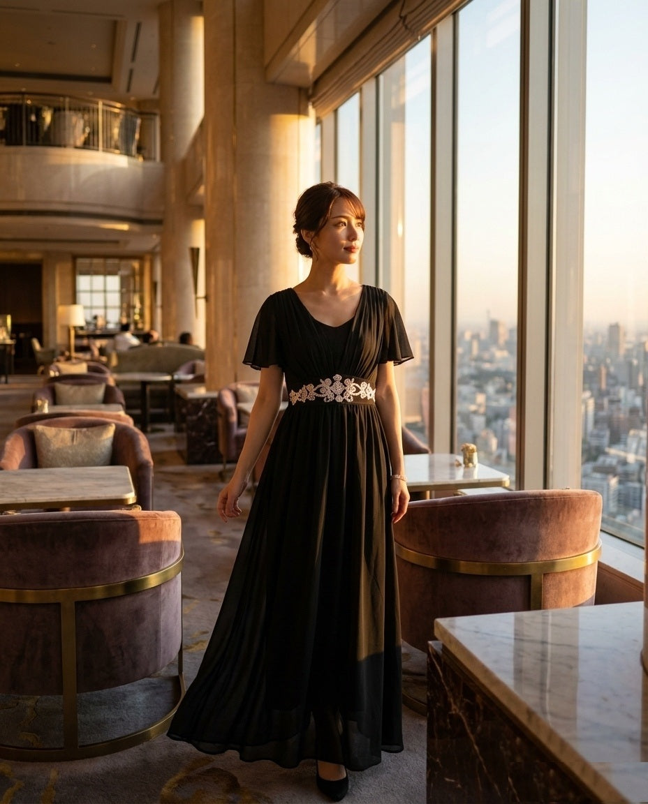 classy  Aラインドレス  ブラック クリーム オレンジ深カラー FREE XL XXL XXXL 即日発送 即納 結婚式 パーティードレス 体型カバー 小柄  ゆったり マタニティ ブラジャー 20代 30代 40代 50代 ブランド ワンピース シャンパン 夏 持ち運び