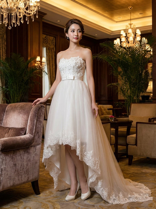 fortuna フィッシュテール ホワイト XS S M L XL XXL XXXL 即日発送 即納 結婚式 パーティードレス 体型カバー 小柄  ゆったり マタニティ ブラジャー 20代 30代 40代 50代 ブランド ワンピース シャンパン 夏 持ち運び