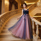 aulard (着丈 サイズオーダー可能) オーダーメイド ロングドレス Aラインドレス チュールドレス ノースリーブドレス パープルドレス フォーマルドレス 上質素材 エアリーチュール フィッシュテール 透け感 軽やか 動きのある裾 透明感 気品 大人女性 正装 結婚式 披露宴 演奏会 晩餐会 パーティー 高級感 日本人女性向け （パープル）XS S M L XL XXL XXXL