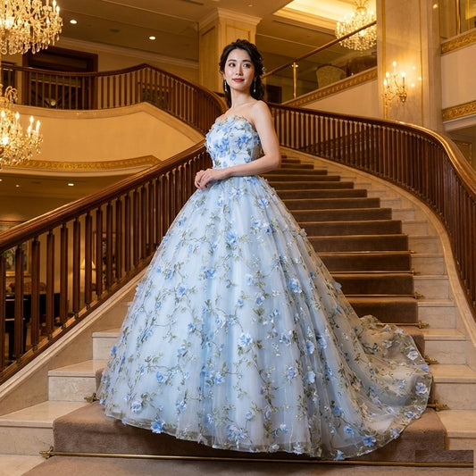 3-6698 ウエディングドレス 二次会 花嫁ドレス 結婚式 白 前撮り ドレス 花嫁 ウェディングドレス 二次会ウエディングドレス ウエディング 二次会ドレス 披露宴 Aライン ウェディング 後撮り ロングドレス 編み上げ ファスナー 演奏会 マーメイドドレス