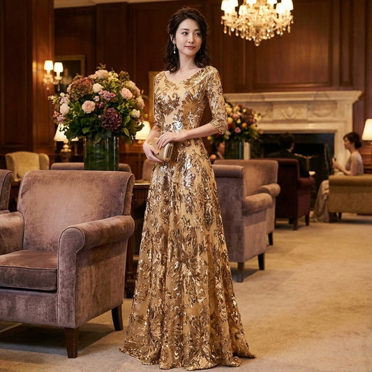 即納ドレス あす楽 rabasse Aラインドレス ゴールド ロング ミディアム XS S M L XL XXL XXXL 即日発送 明日 届く 即日発送 即納 結婚式 パーティードレス 体型カバー 小柄  ゆったり マタニティ ブラジャー 20代 30代 40代 50代 ブランド ワンピース シャンパン 夏 持ち運び