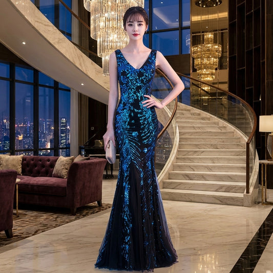 deray マーメイドドレス ブルー S M L XL XXL 即日発送 即納 結婚式 パーティードレス 体型カバー 小柄  ゆったり マタニティ ブラジャー 20代 30代 40代 50代 ブランド ワンピース シャンパン 夏 持ち運び