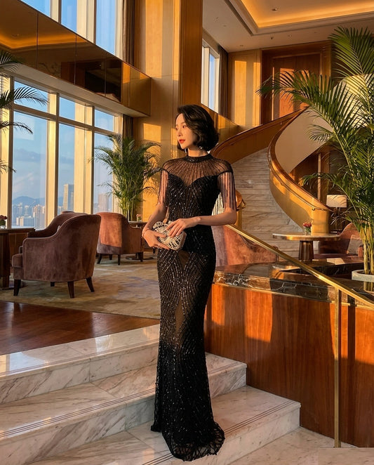 jessy マーメイドドレス ブラック S M L XL XXL 即日発送 即納 即日発送 即納 結婚式 パーティードレス 体型カバー 小柄  ゆったり マタニティ ブラジャー 20代 30代 40代 50代 ブランド ワンピース シャンパン 夏 持ち運び