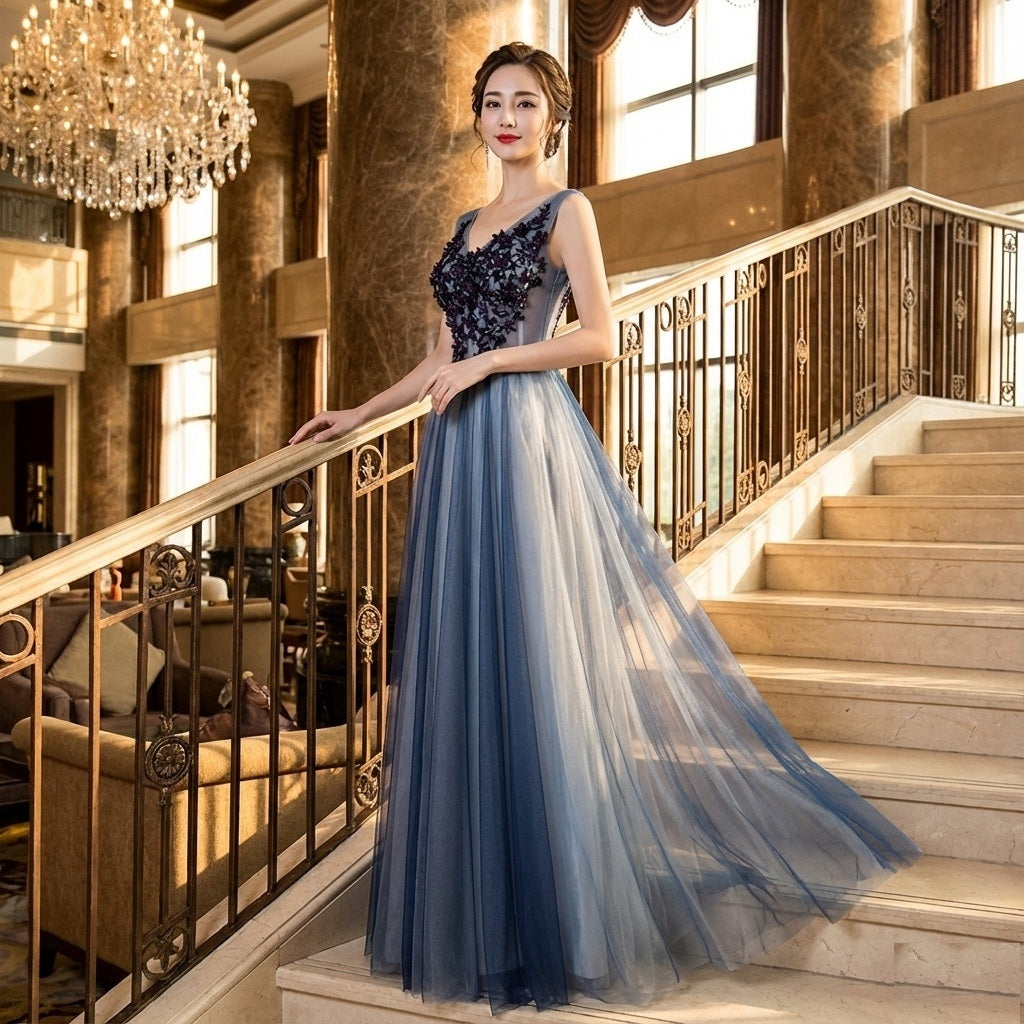 即納ドレス あす楽 rosalie Aラインドレス ネイビー S M L XL XXL XXXL 即日発送 明日 届く 即日発送 即納 結婚式 パーティードレス 体型カバー 小柄  ゆったり マタニティ ブラジャー 20代 30代 40代 50代 ブランド ワンピース シャンパン 夏 持ち運び