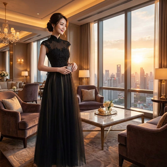 即日発送 明日 届く voltaine Aラインドレス ブラック XS S M L XL XXL 3XL 4XL 5XL 即日発送 明日 届く 結婚式 大きいサイズ 演奏会 パーティードレス ロングドレス お呼ばれ ドレス ワンピース 二次会 発表会 母親 フォーマルドレス 袖あり フォーマル パーティー 披露宴 同窓会 アフタヌーン ドレス ママ ドレス ミセス 七分袖 洋装 長袖 マザーズ ドレス 演奏会用 ドレス レディース Aライン