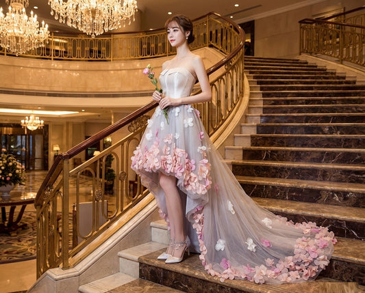 eleonora ウェディング ホワイト S M L XL XXL 即日発送 即納 結婚式 パーティードレス 体型カバー 小柄  ゆったり マタニティ ブラジャー 20代 30代 40代 50代 ブランド ワンピース シャンパン 夏 持ち運び