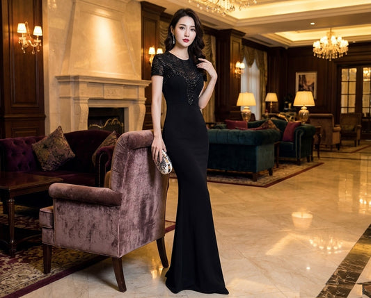 charlotte マーメイド レッド ブラック ブルー S M L XL XXL 即日発送 即納 即日発送 即納 結婚式 パーティードレス 体型カバー 小柄  ゆったり マタニティ ブラジャー 20代 30代 40代 50代 ブランド ワンピース シャンパン 夏 持ち運び