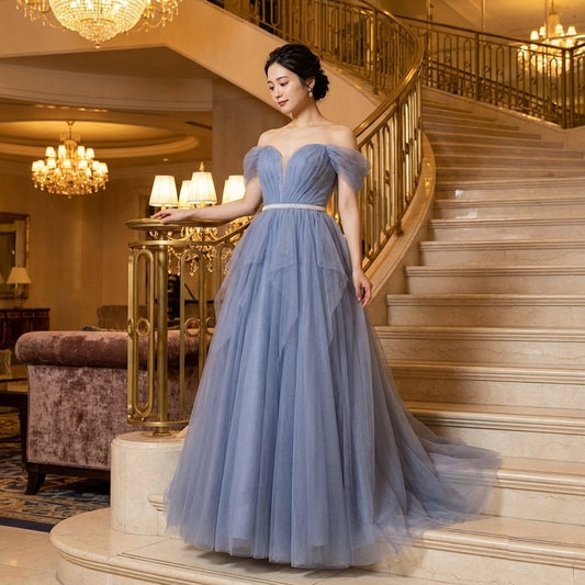 3-hh87 ロングドレス イブニングドレス カラードレス ブライズメイド  Aラインドレス ステージドレス お急ぎ 演奏会 大きいサイズ 結婚式二次会  お呼ばれ 結婚式 発表会 ロング丈 即日発送 上品  ピアノ発表会 春夏