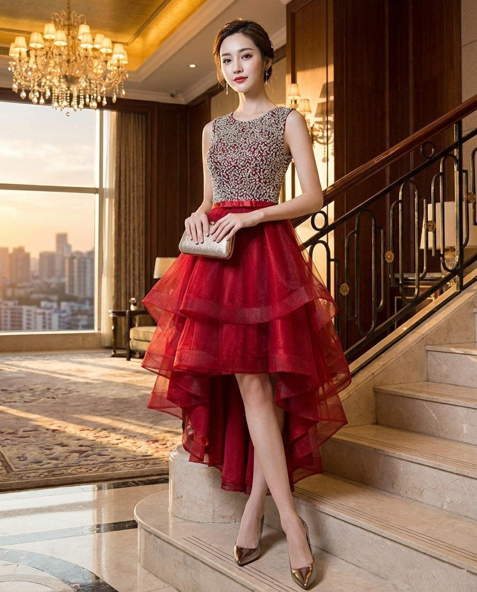 即納ドレス あす楽 justina フィッシュテール レッド XS S M L XL XXL XXXL 即日発送 明日 届く 即日発送 即納 結婚式 パーティードレス 体型カバー 小柄  ゆったり マタニティ ブラジャー 20代 30代 40代 50代 ブランド ワンピース シャンパン 夏 持ち運び