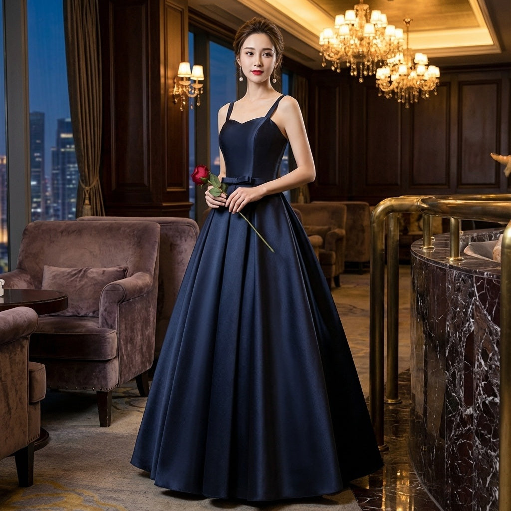 3-4d あす楽 (着丈 サイズオーダー可能)ロングドレス イブニングドレス カラードレス ブライズメイド  Aラインドレス ステージドレス お急ぎ 演奏会 大きいサイズ 結婚式二次会  お呼ばれ 結婚式 発表会 ロング丈 即日発送 上品  ピアノ発表会 春夏