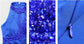 fulvia スリットドレス ブラック レッド パープルレッド ホワイト ブルー M L XL - アルカドレス