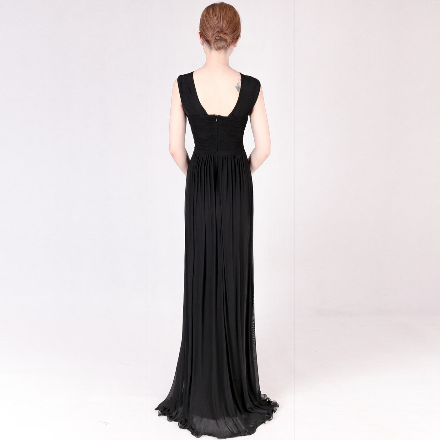 ashlyn マーメイドドレス ブルー ブラック M L XL 結婚式 大きいサイズ 