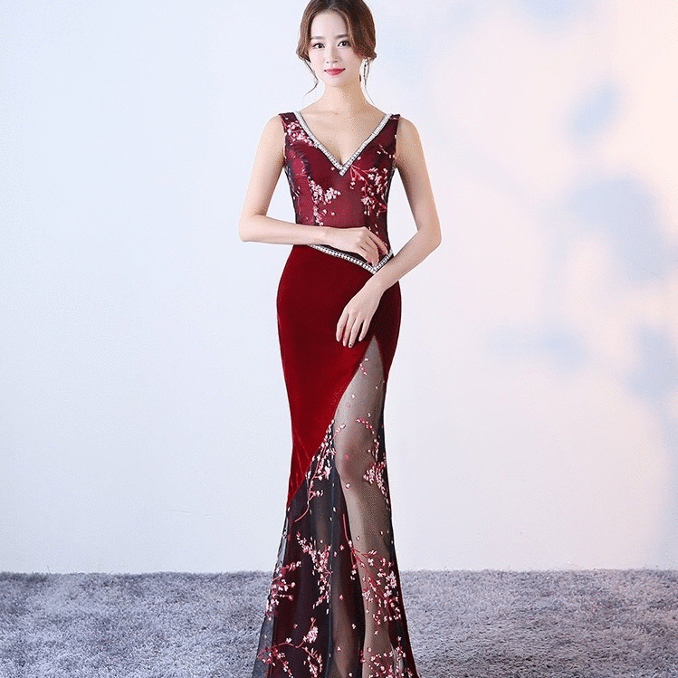 即納ドレス あす楽 celius スリットドレス レッド S M L XL XXL XXXL 即納ドレス あす楽 celius スリットドレス レッド S M L XL XXL XXXL